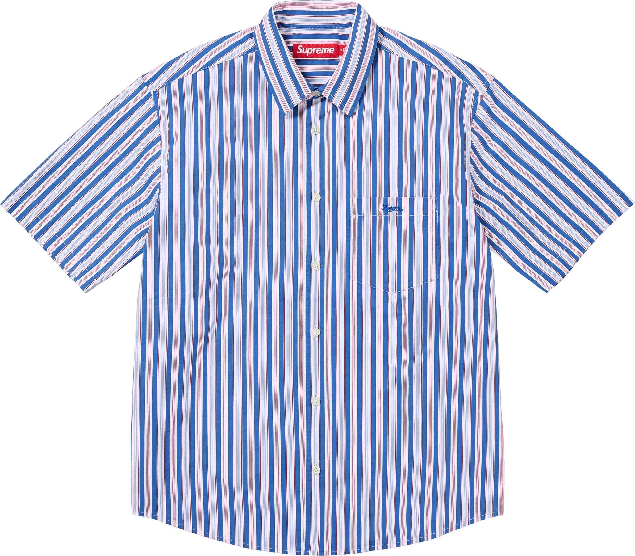 Loose Fit Multi Stripe S/S Shirt view 2